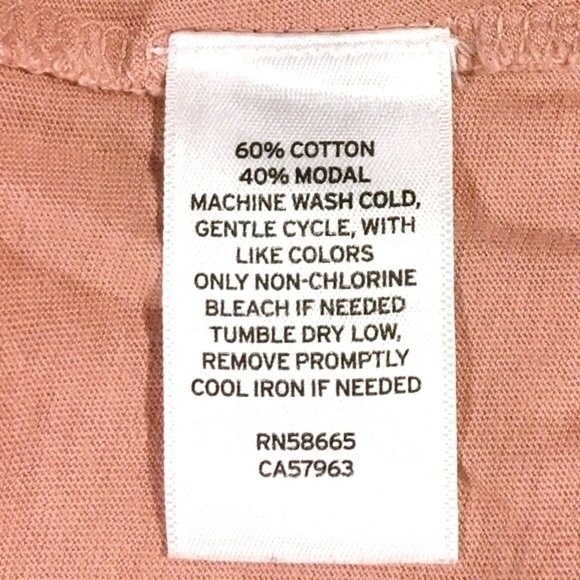 Caslon Blush Pink V-Neck Cotton Tank Top - Picture 4 of 6